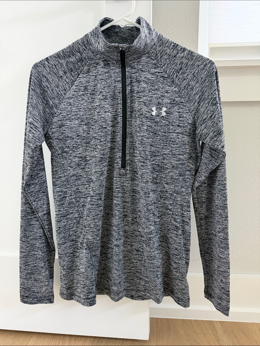 Under Armour Gray Heathered Zip Pullover